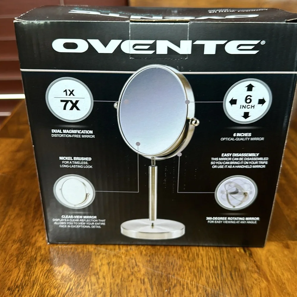Ovente Table Top Mirror